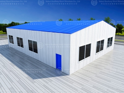 Light steel structure warehouse